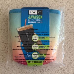 *BRAND NEW, SEALED* SOK IT Javasok Cold Cup Sleeve - Cloud Lover Ombré MEDIUM